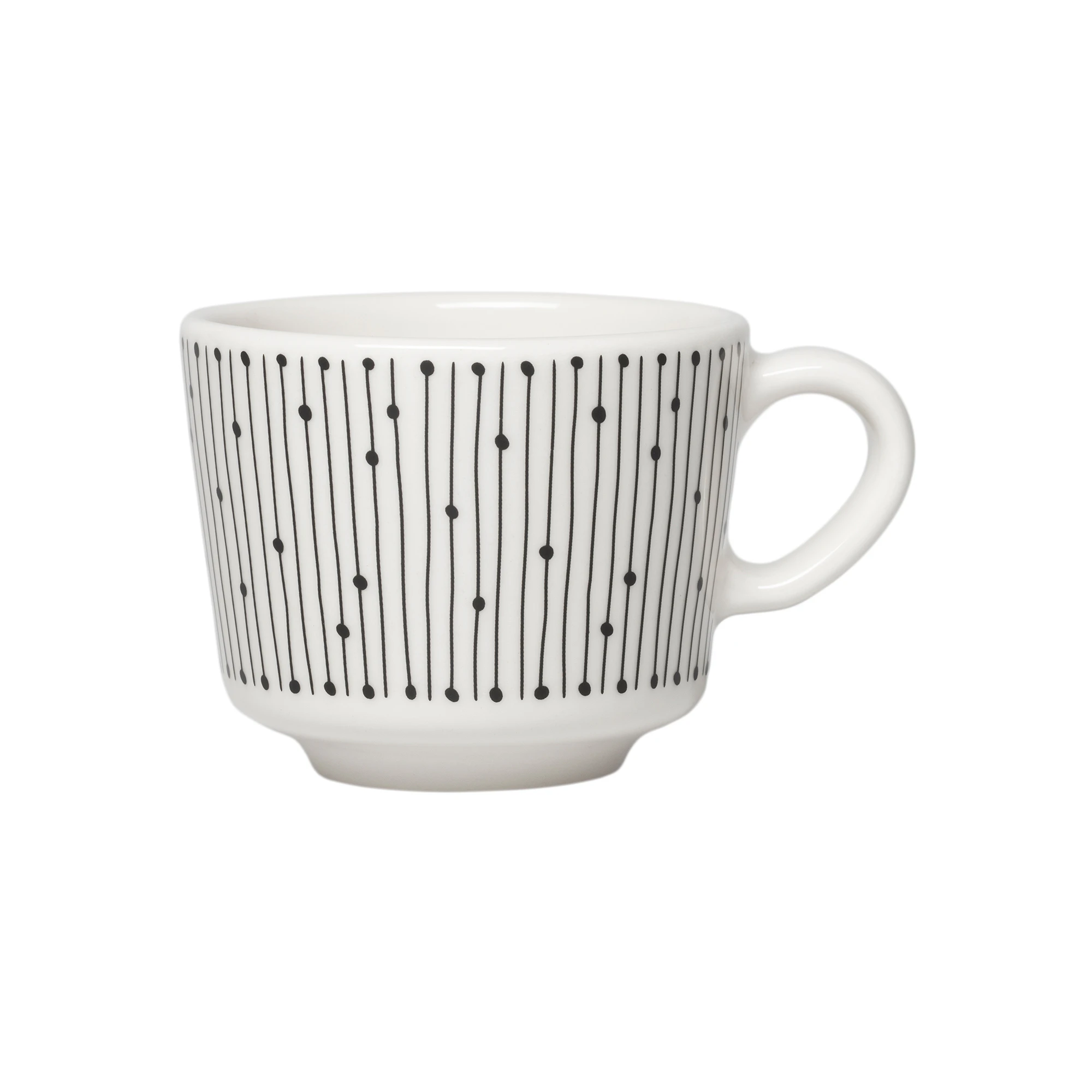 Arabia Mainio Espressokopp 9 Cl Sarastus - Espressokoppar roporslin Vit