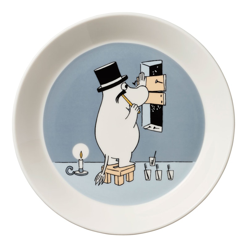 Mumin Skål 19 cm, Muminpappa Grå