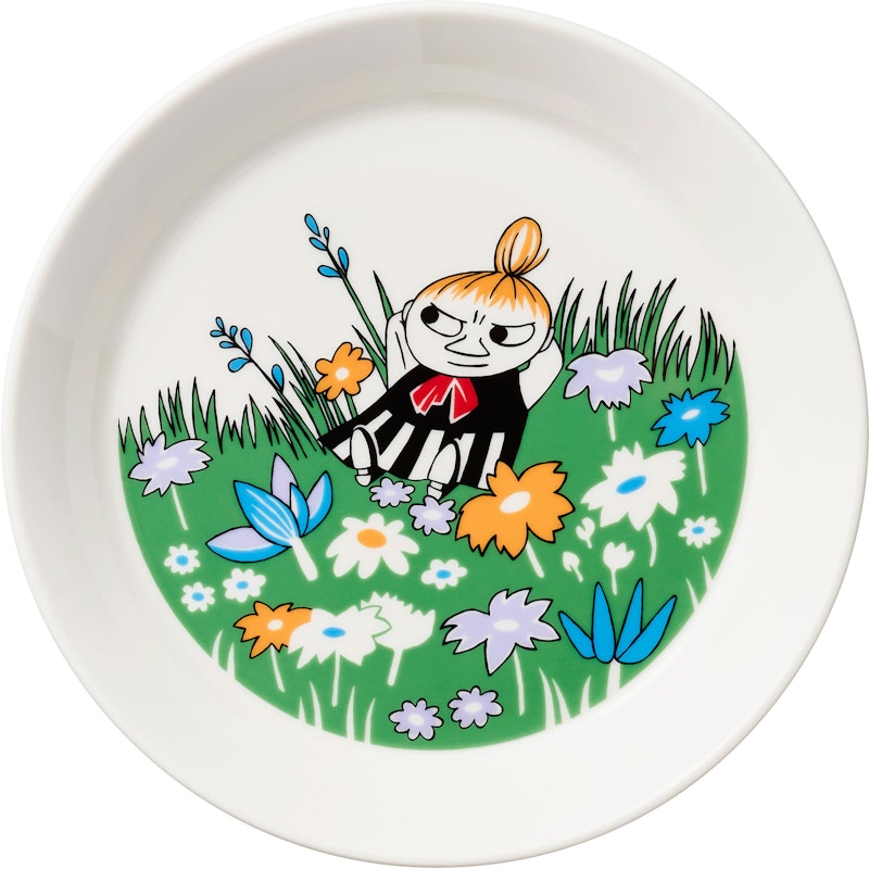 Mumin Tallrik 19 cm, Lilla My på ängen
