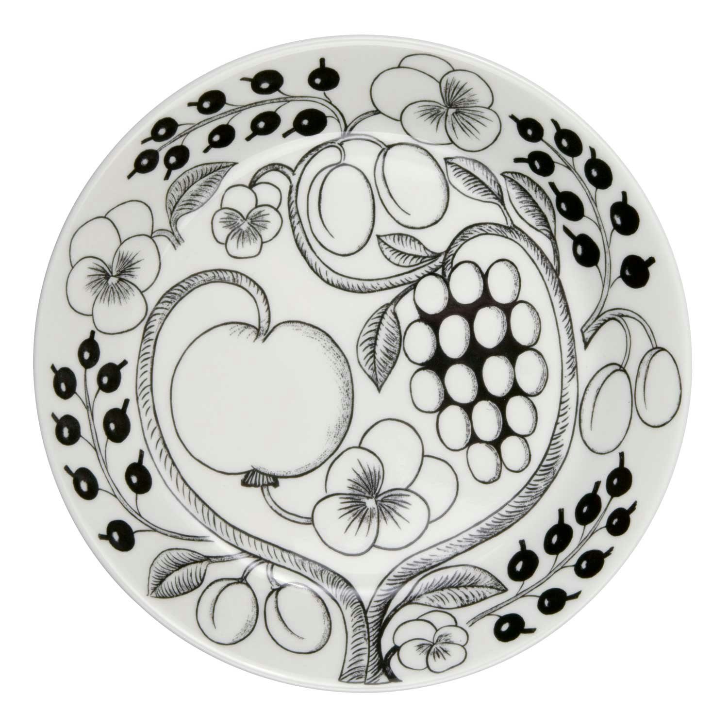 Arabia Paratiisi Assiett 21 Cm - Assietter Porslin Svart