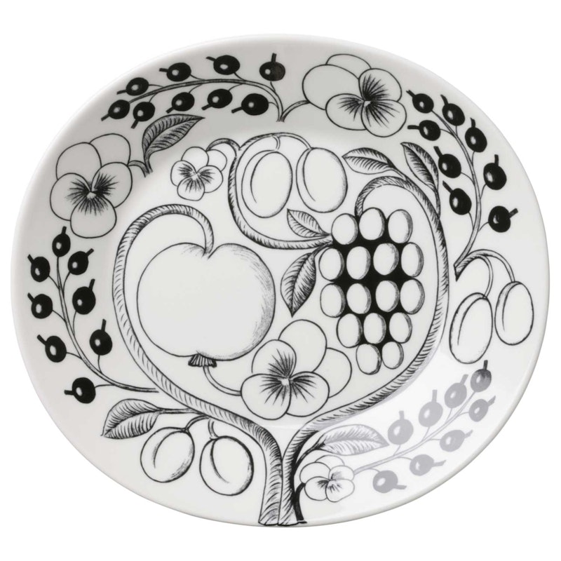 Paratiisi Oval Tallrik Svart, 25 cm