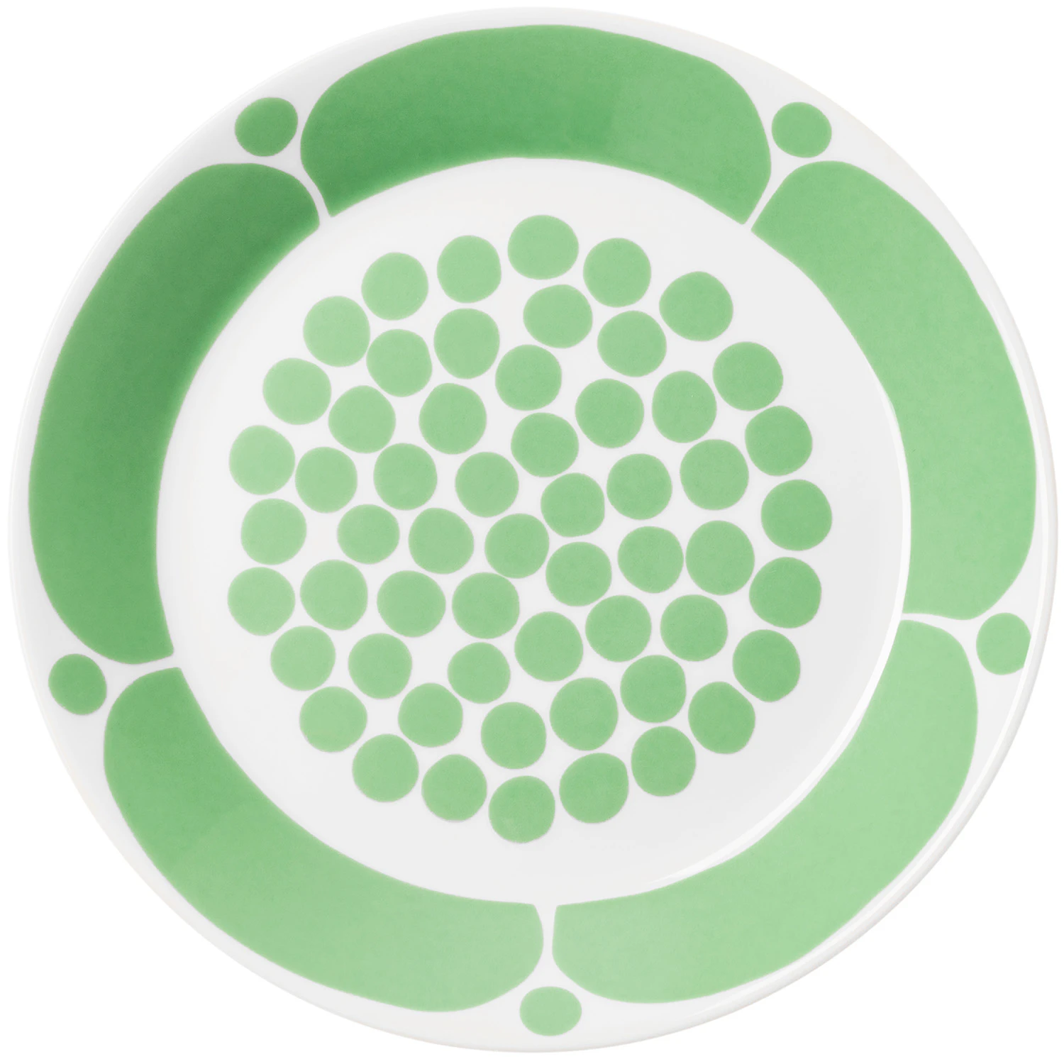 arabia sunnuntai tallrik 21 cm - porslin grön
