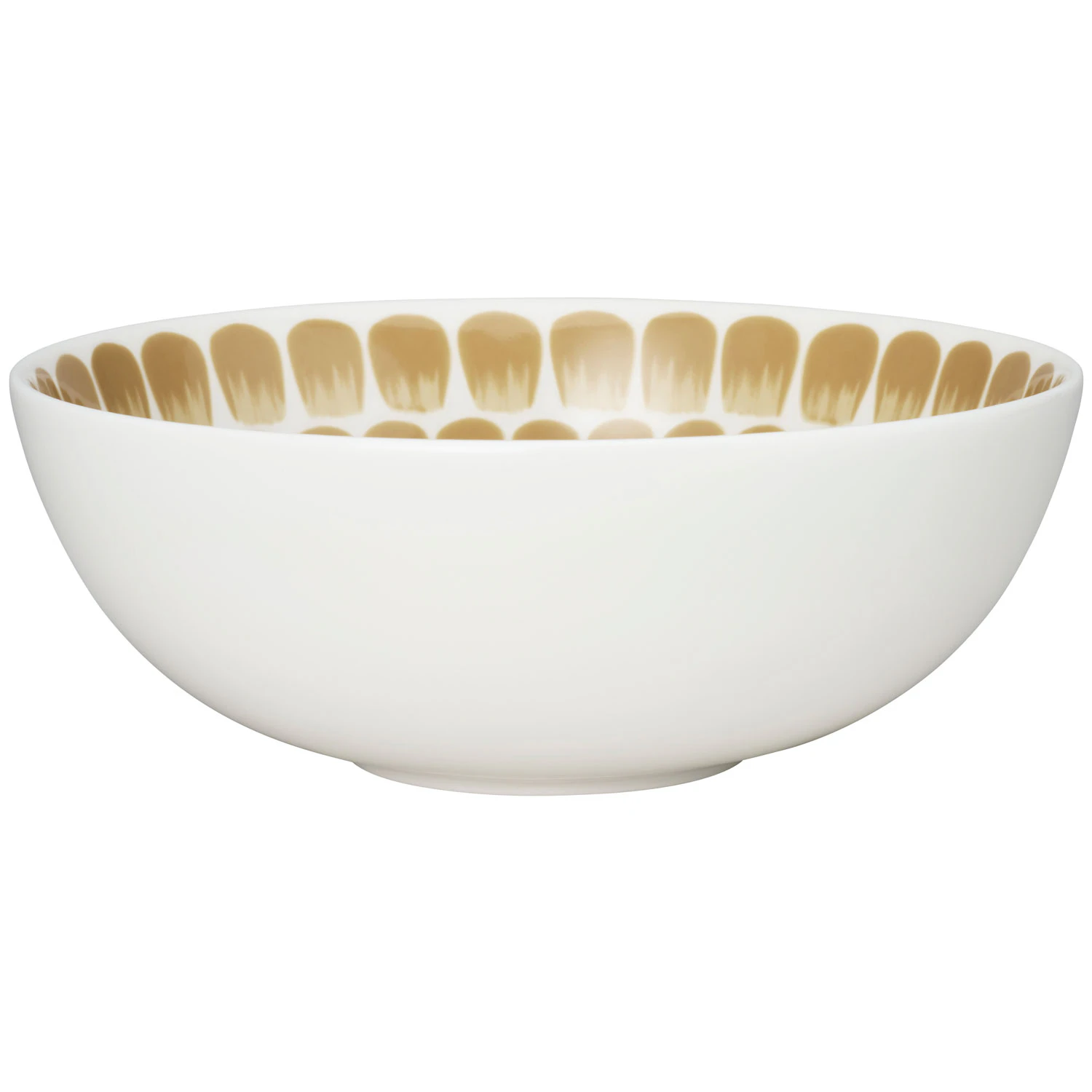 Arabia Tuokio Djup Tallrik Beige 18 Cm - Porslin Vit