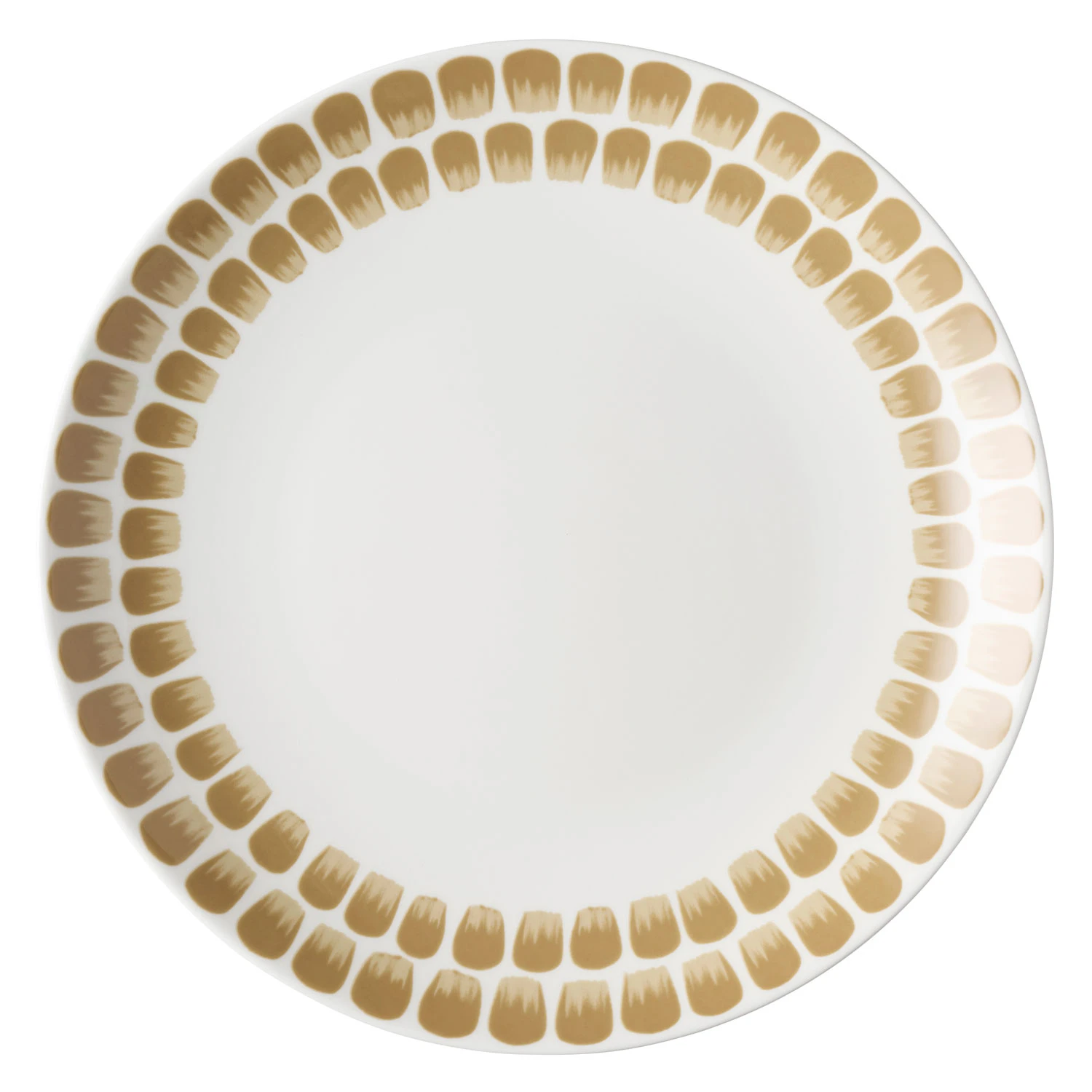 Arabia Tuokio Tallrik Beige 26 Cm - Porslin Vit