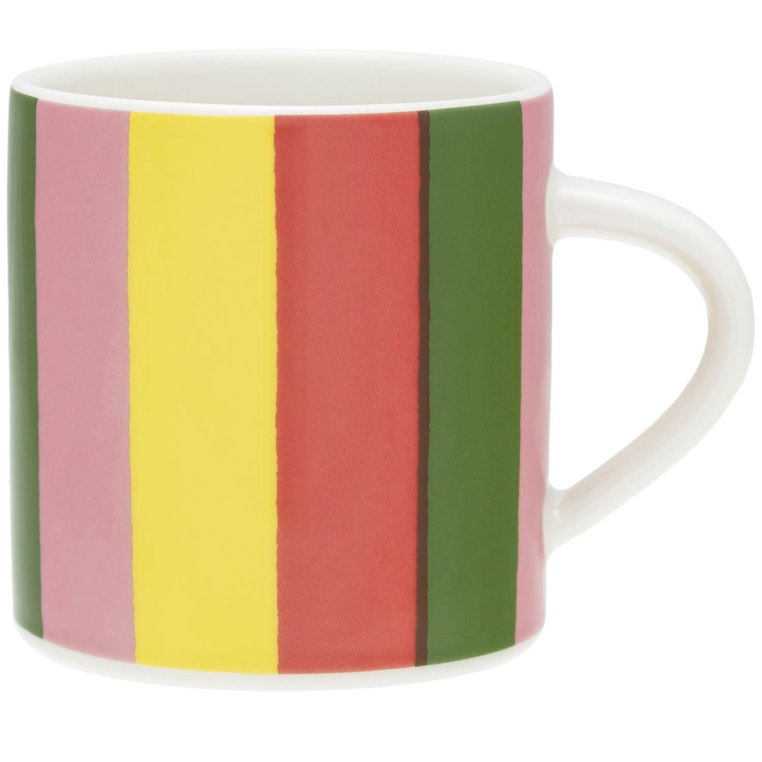 Arabia Vuokko Pieni 4-raita Mugg 35 Cl - Kaffekoppar Porslin Multi