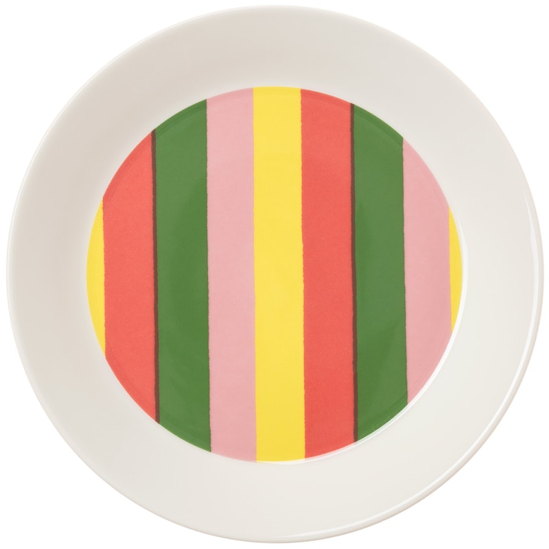 Vuokko Pieni 4-raita Tallrik 21 cm, Multi