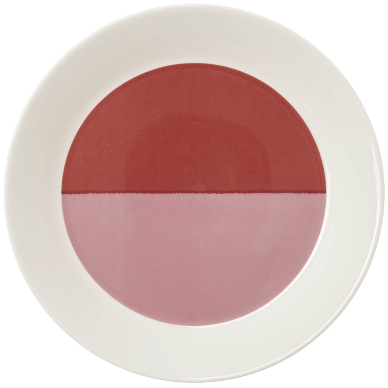 Vuokko Tallrik 21 cm, Rosa/Röd