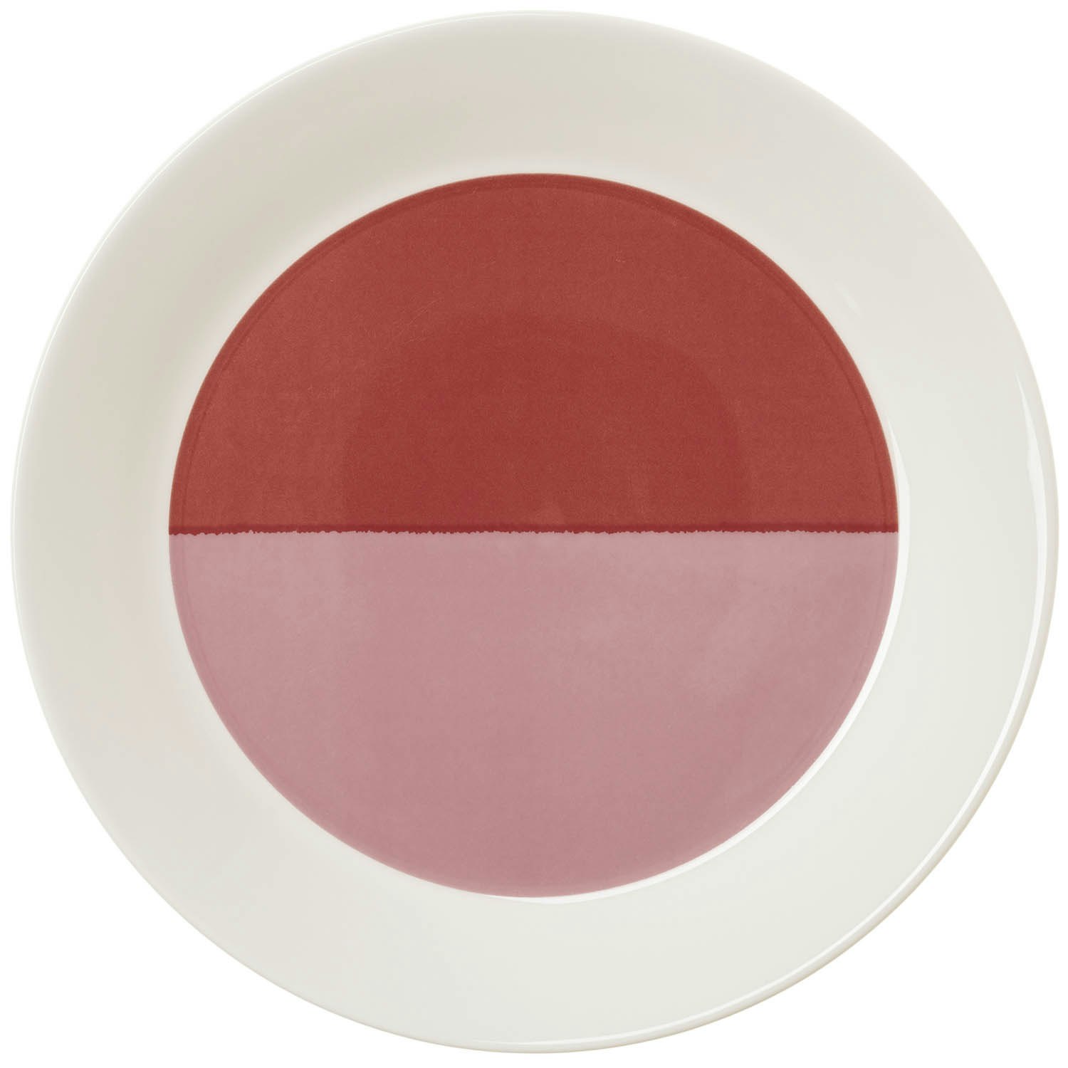 Arabia Vuokko Tallrik 21 Cm /r&ouml;d - Assietter Porslin Rosa