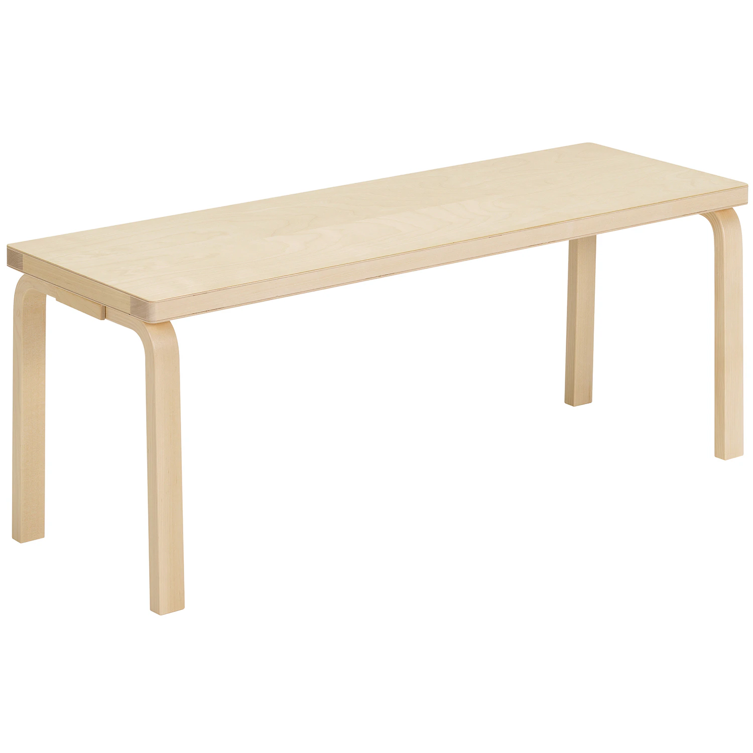 Artek 153a B&auml;nk Klarlackad - B&auml;nkar Bj&ouml;rk Klarlackerad