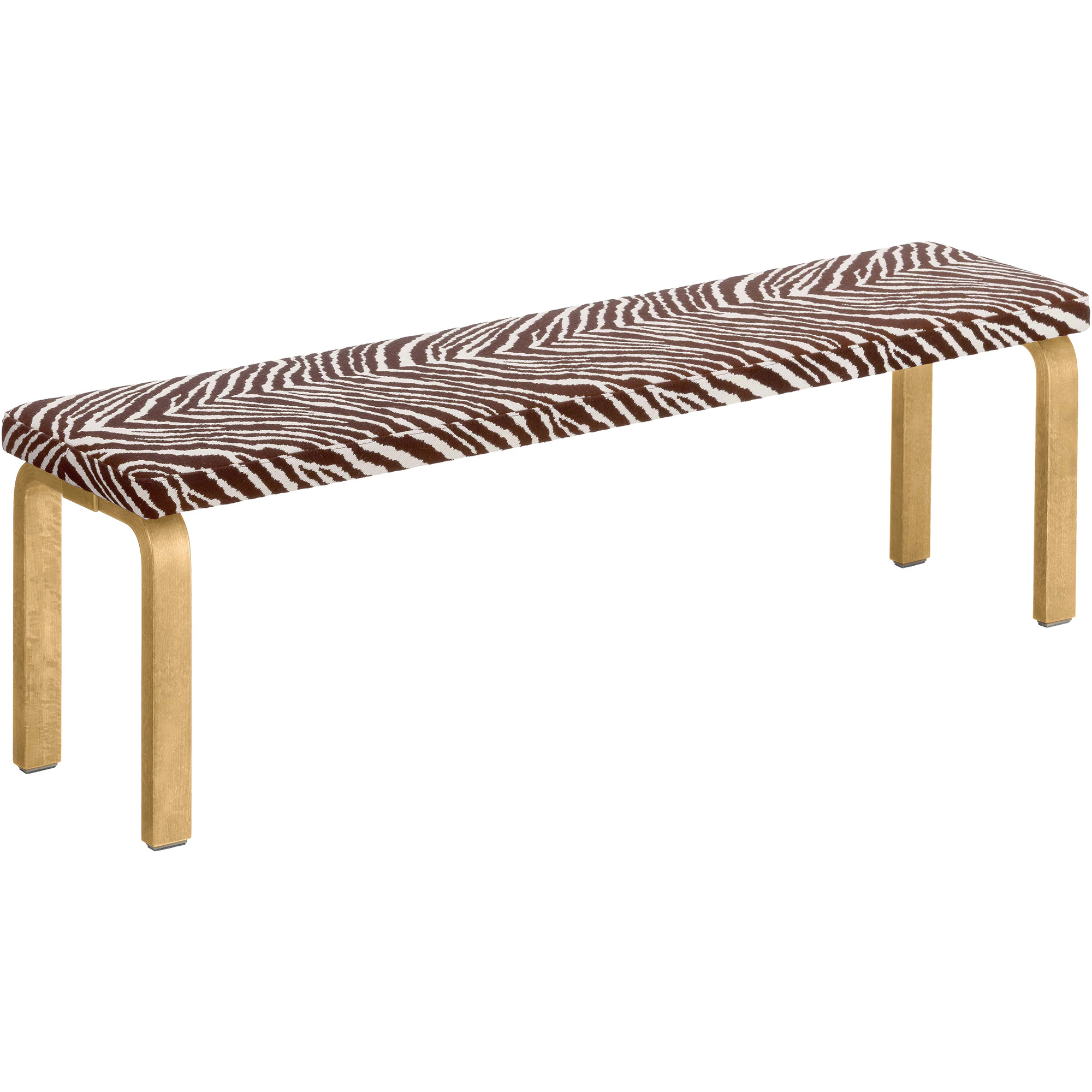 Artek 168b B&auml;nk Honungsbetsad / Zebra - B&auml;nkar Brun Zebra