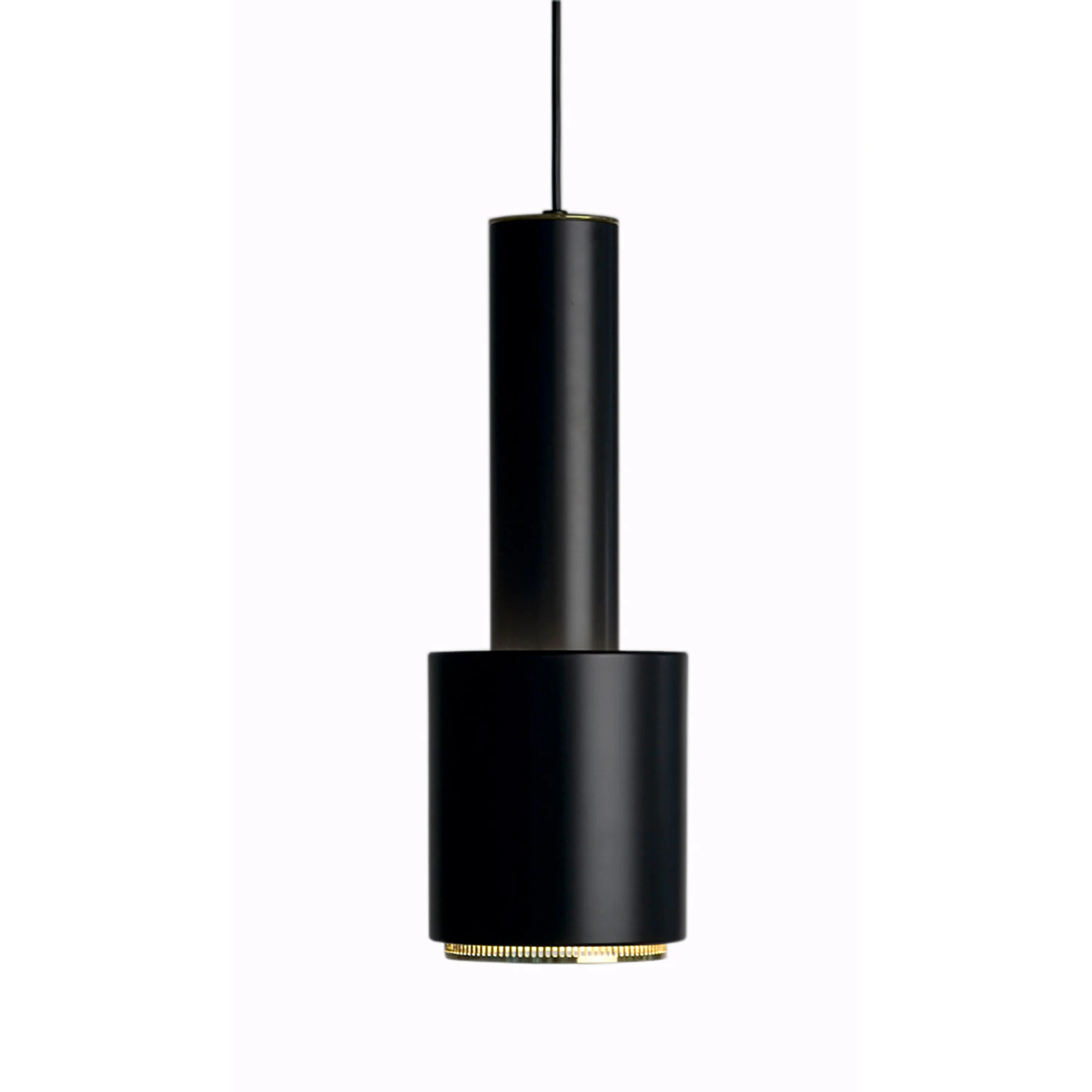 Artek A110 Pendel / - Pendellampor Mässing Svart