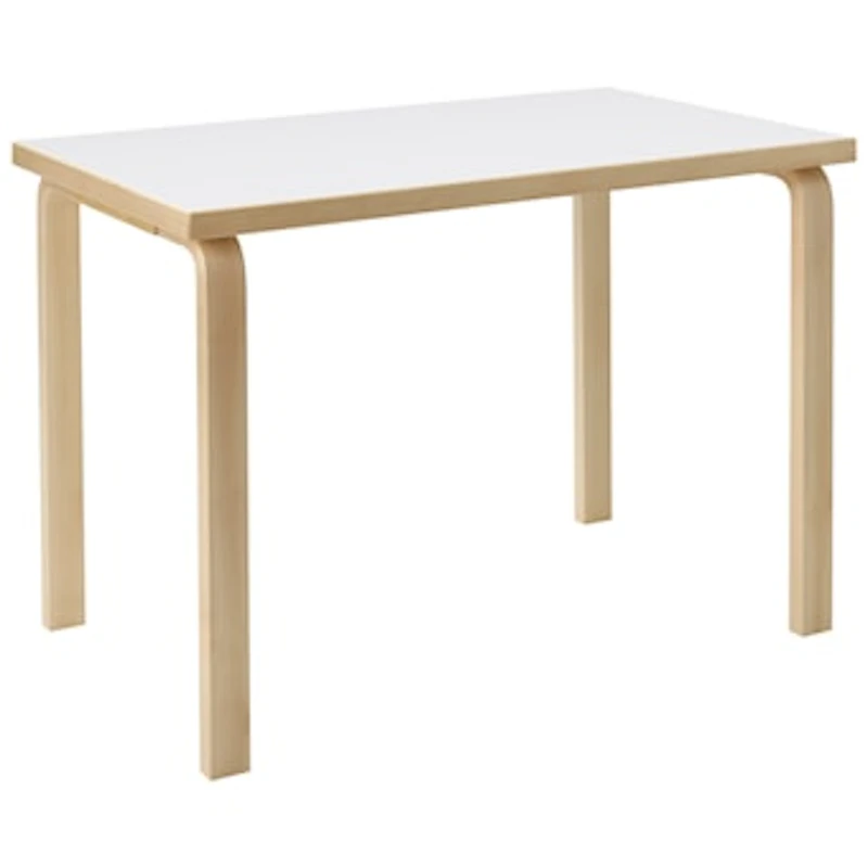 Aalto 80B Bord Rektangulär 60x100 cm, Vit Laminat