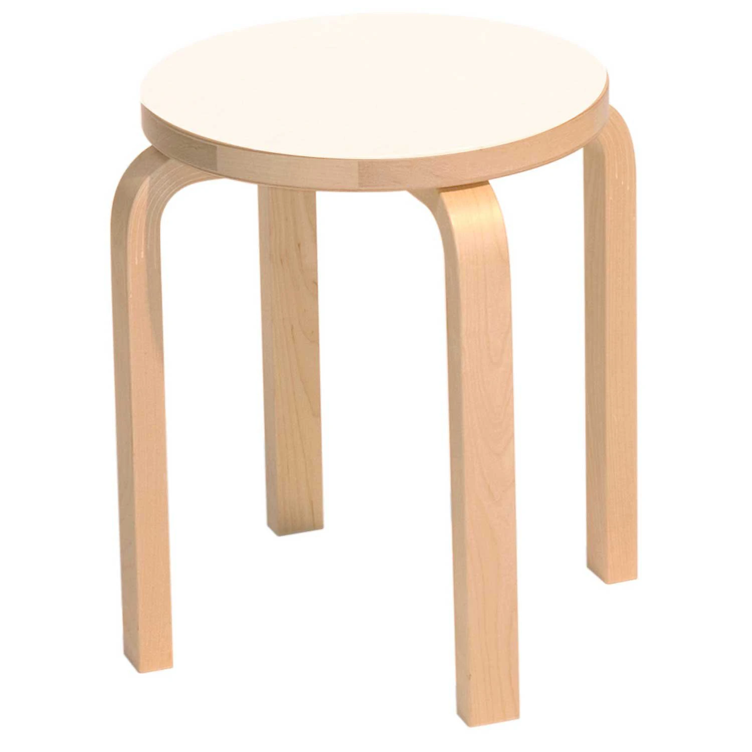 Artek E60 Pall / Vit Laminat - Pallar Björk