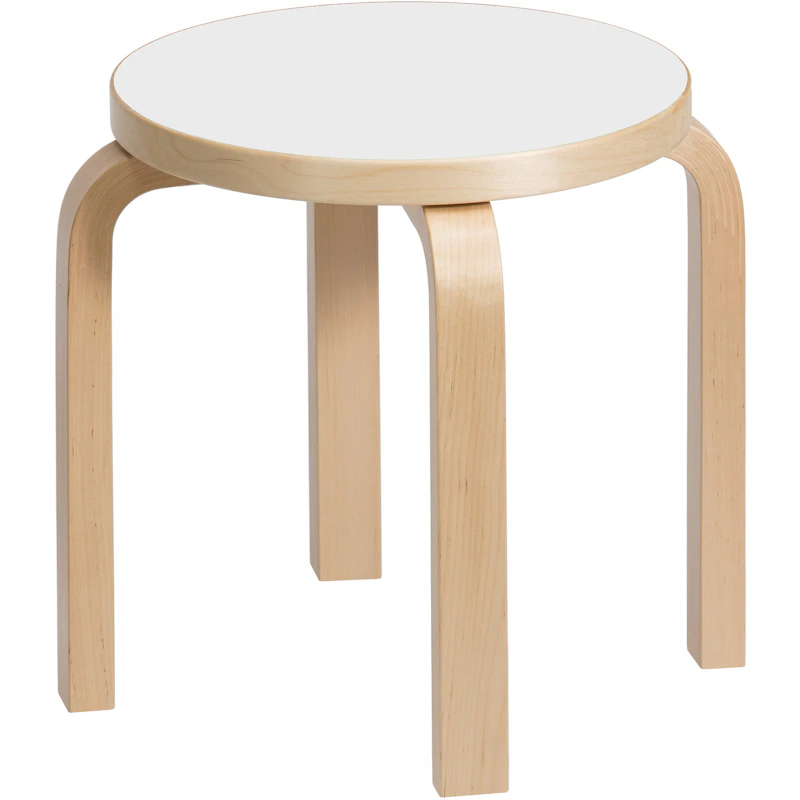 artek NE60 Børneskammel Birk/Hvid