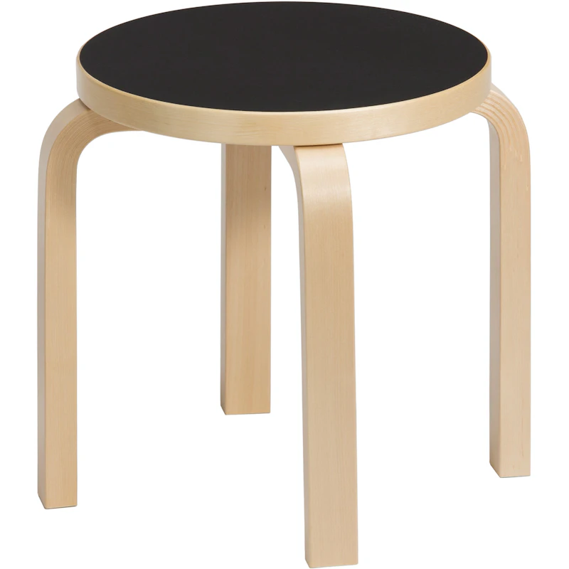 artek NE60 Børneskammel Birk/Sort