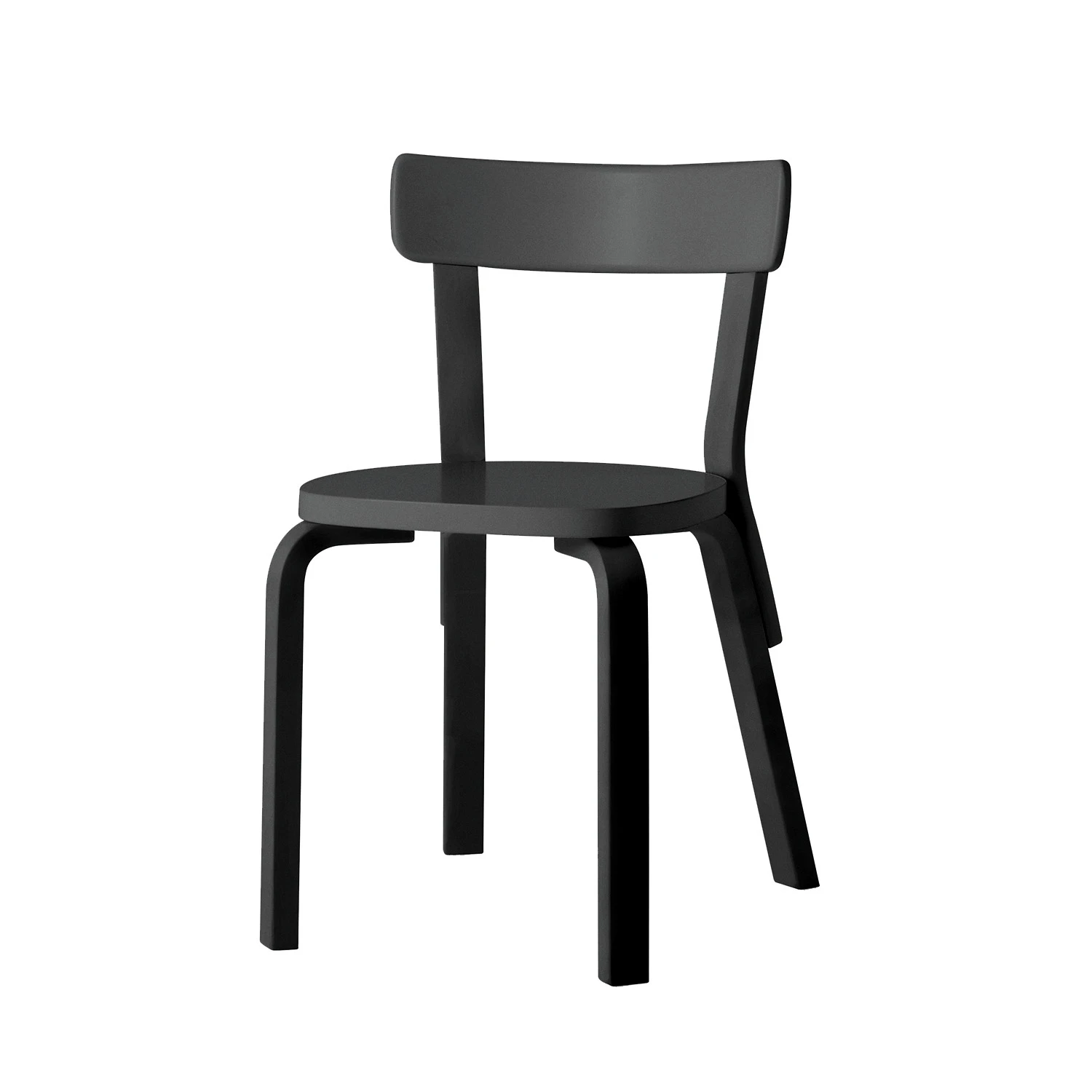Artek Stol 69 - Stolar Björk Svart