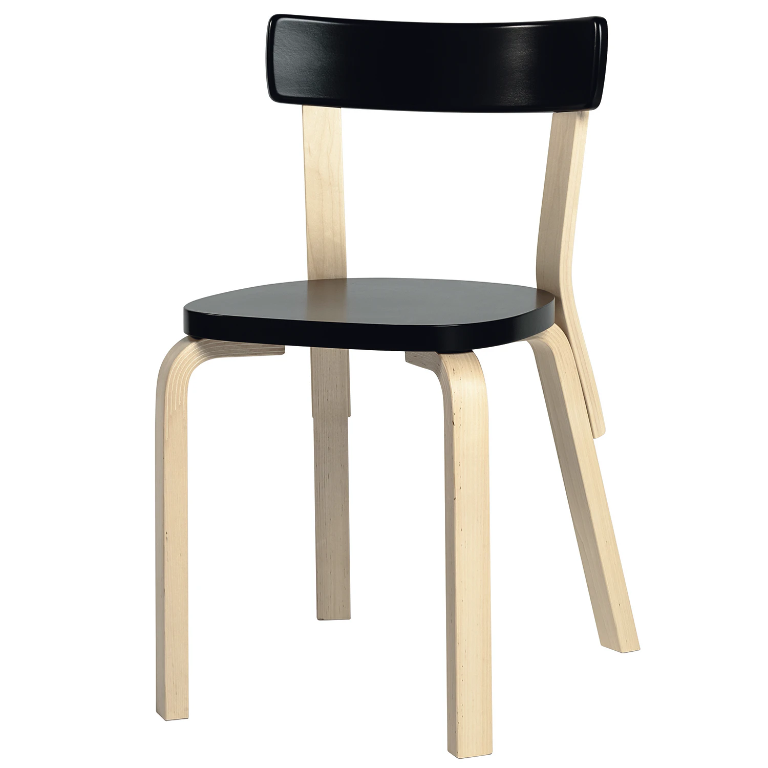Artek Stol 69 / - Stolar Björk Svart