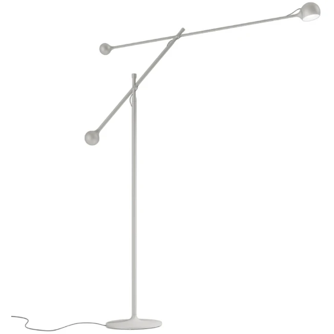 Artemide Ixa Golvlampa Vit / - Golvlampor Aluminium Gr&aring;