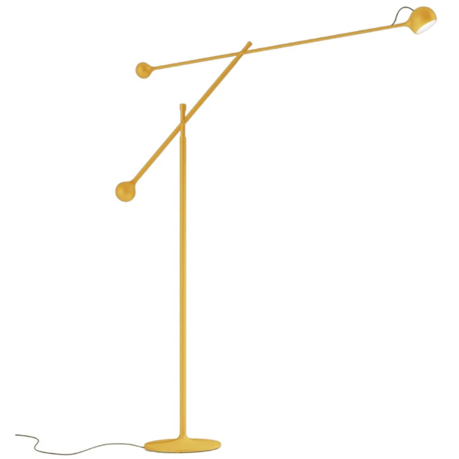 Artemide Ixa Golvlampa - Golvlampor Aluminium Gul