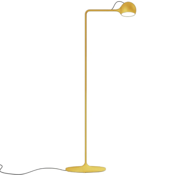 Artemide Ixa Reading Golvlampa - Golvlampor Aluminium Gul