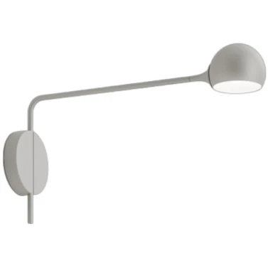 Artemide Ixa V&auml;gglampa Vit / - V&auml;gglampor Aluminium Gr&aring;