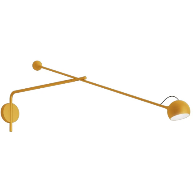 Artemide Ixa V&auml;gglampa Arm - V&auml;gglampor Aluminium Gul