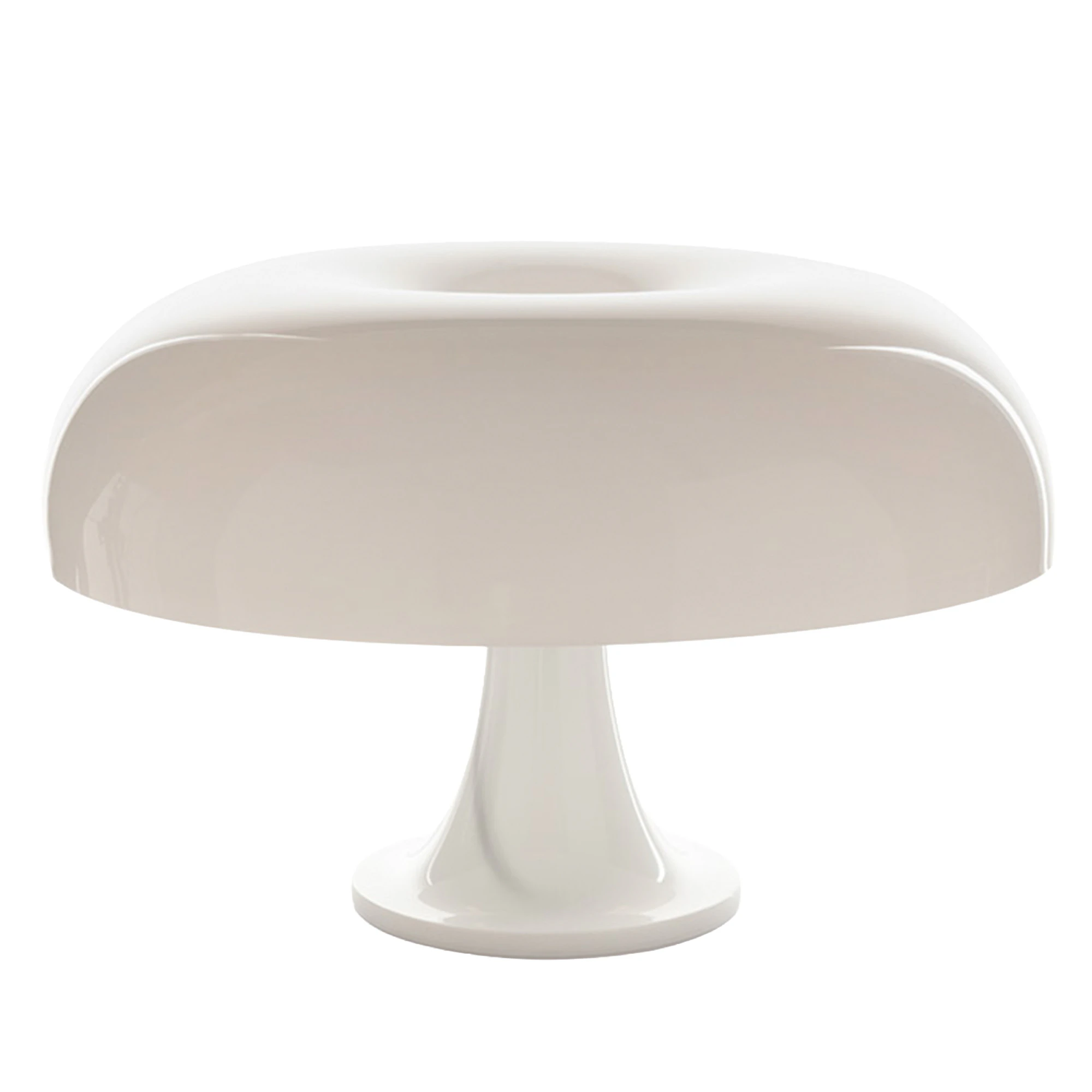 Artemide Nesso Bordslampa H34 Cm - Bordslampor Polykarbonat Vit