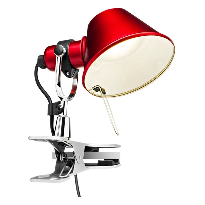 Tolomeo Micro Pinza Klämspot, Röd