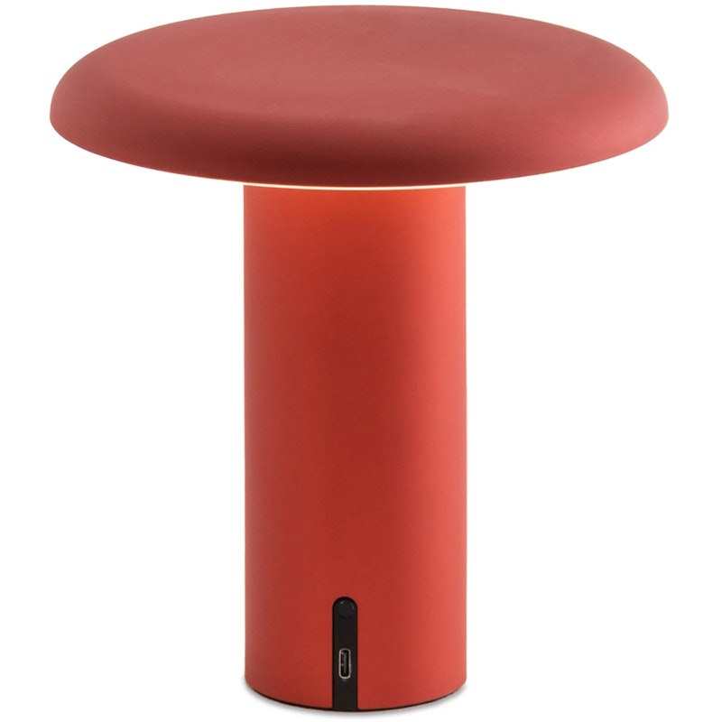 Takku Bordslampa Portabel, Anodized Red