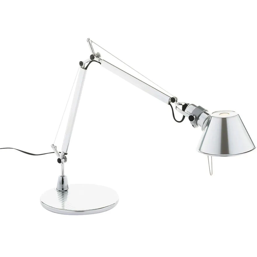 Artemide Tolomeo Micro Bordslampa Polerat Aluminium - Bordslampor St&aring;l Polerad Aluminium