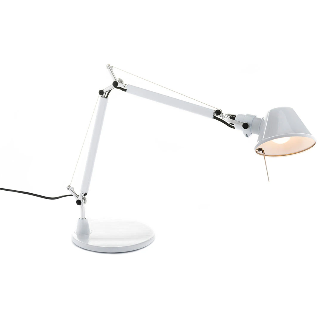 Artemide Tolomeo Micro Bordslampa - Bordslampor St&aring;l Vit
