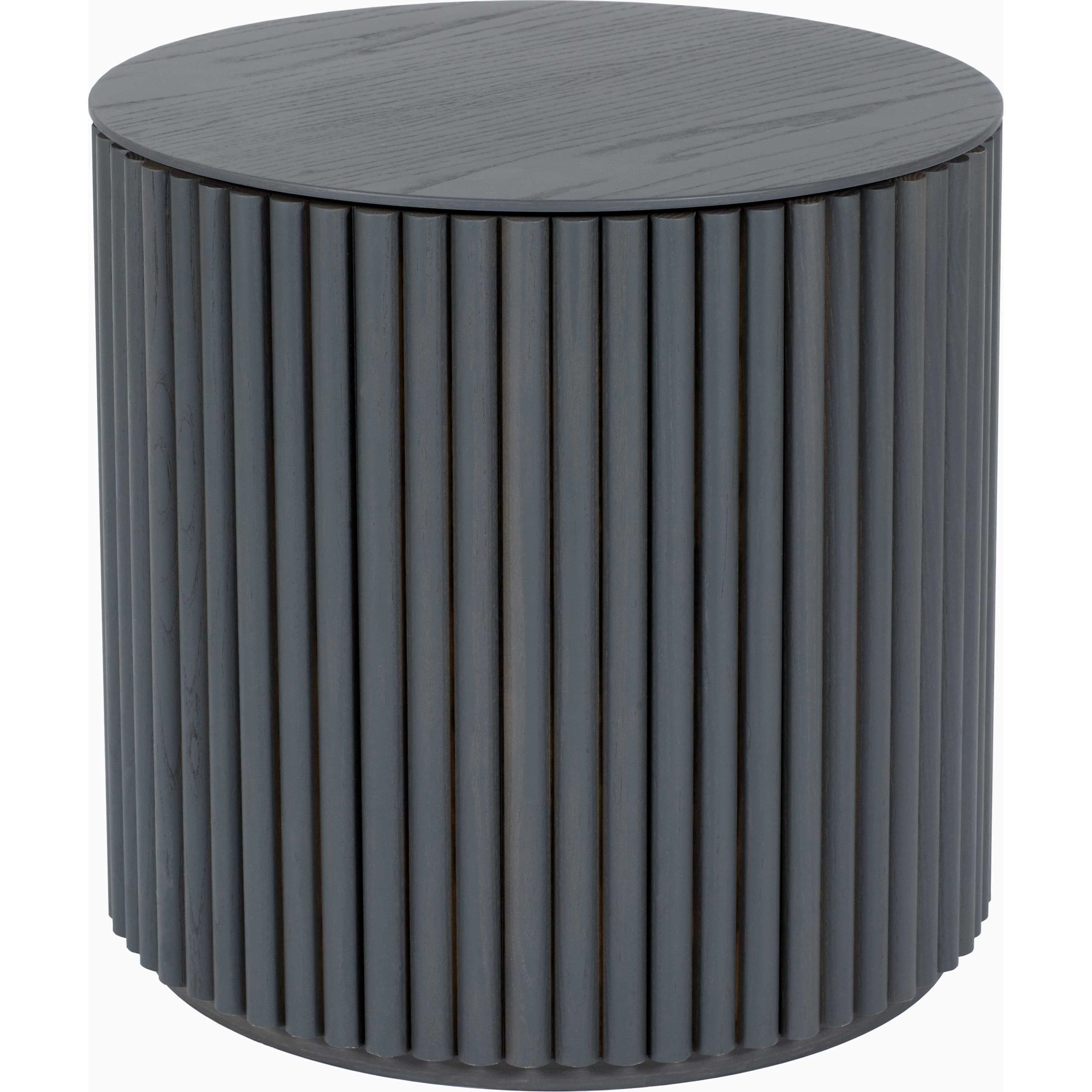 Asplund Petit Palais Sidobord 42 Cm - Sidobord & Avlastningsbord Ask M&ouml;rkgr&aring;betsad Ask