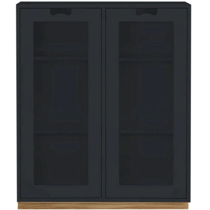 Asplund Sn&ouml; E Vitrinsk&aring;p 30 Cm - Sk&aring;p & vitrinsk&aring;p Ek Char Grey