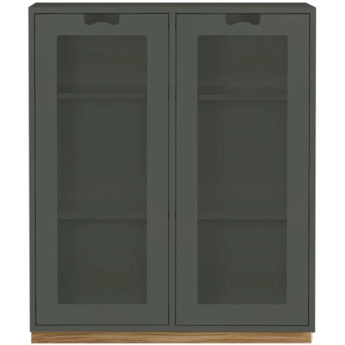 Asplund Sn&ouml; E Vitrinsk&aring;p 30 Cm - Sk&aring;p & vitrinsk&aring;p Ek Green Khaki