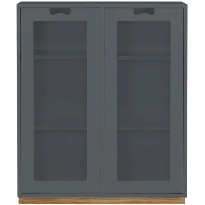 Asplund Sn&ouml; E Vitrinsk&aring;p 30 Cm - Sk&aring;p & vitrinsk&aring;p Ek Storm Grey