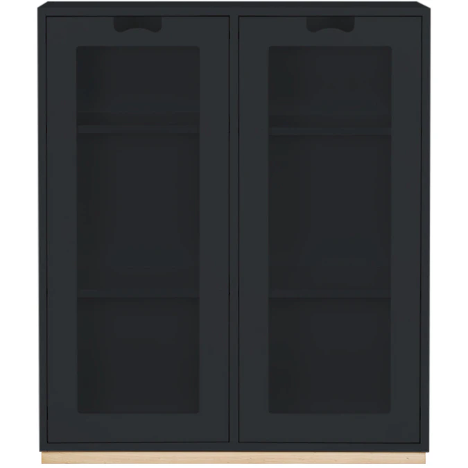 Asplund Sn&ouml; E Vitrinsk&aring;p 42 Cm - Sk&aring;p & vitrinsk&aring;p Ek Char Grey