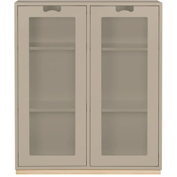 Asplund Sn&ouml; E Vitrinsk&aring;p 42 Cm - Sk&aring;p & vitrinsk&aring;p Ek Dark Sand