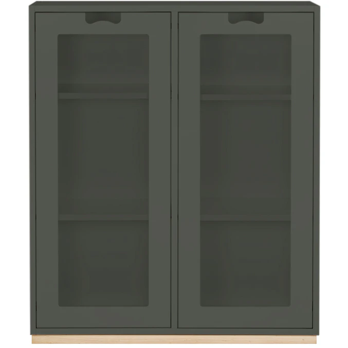 Asplund Sn&ouml; E Vitrinsk&aring;p 42 Cm - Sk&aring;p & vitrinsk&aring;p Ek Green Khaki