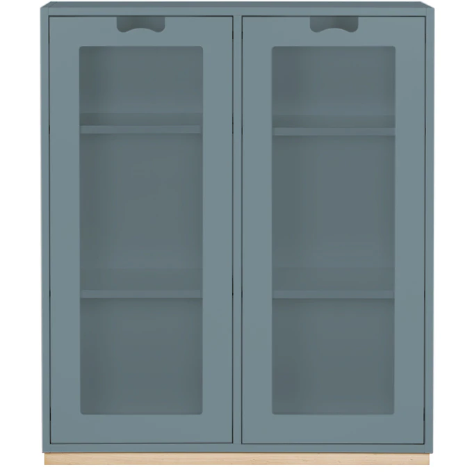 Asplund Sn&ouml; E Vitrinsk&aring;p 42 Cm - Sk&aring;p & vitrinsk&aring;p Ek Nordic Blue