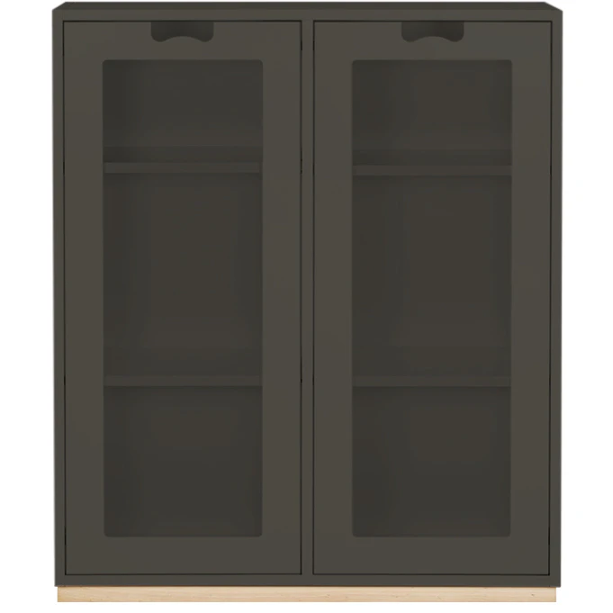 Asplund Sn&ouml; E Vitrinsk&aring;p 42 Cm - Sk&aring;p & vitrinsk&aring;p Ek Taupe