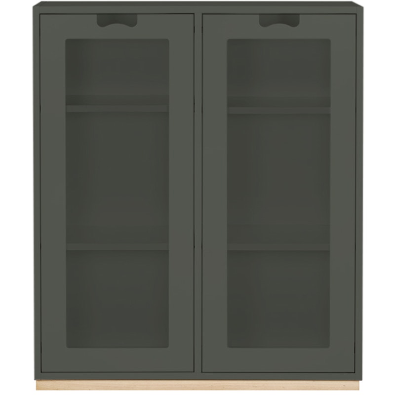 Snö E Vitrinskåp 42 cm, Green Khaki