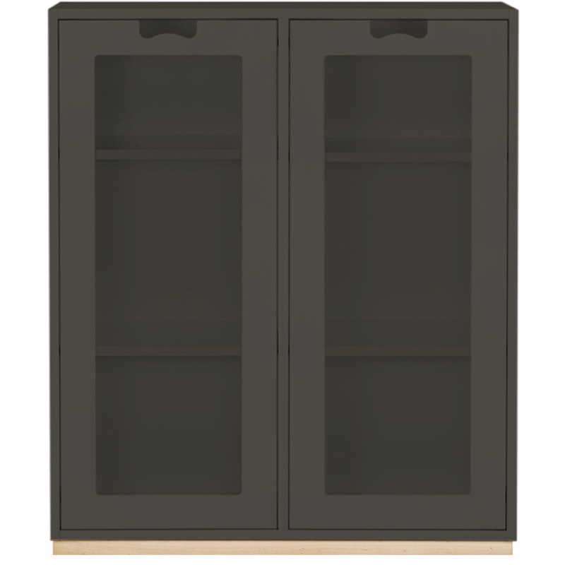 Snö E Vitrinskåp 42 cm, Taupe