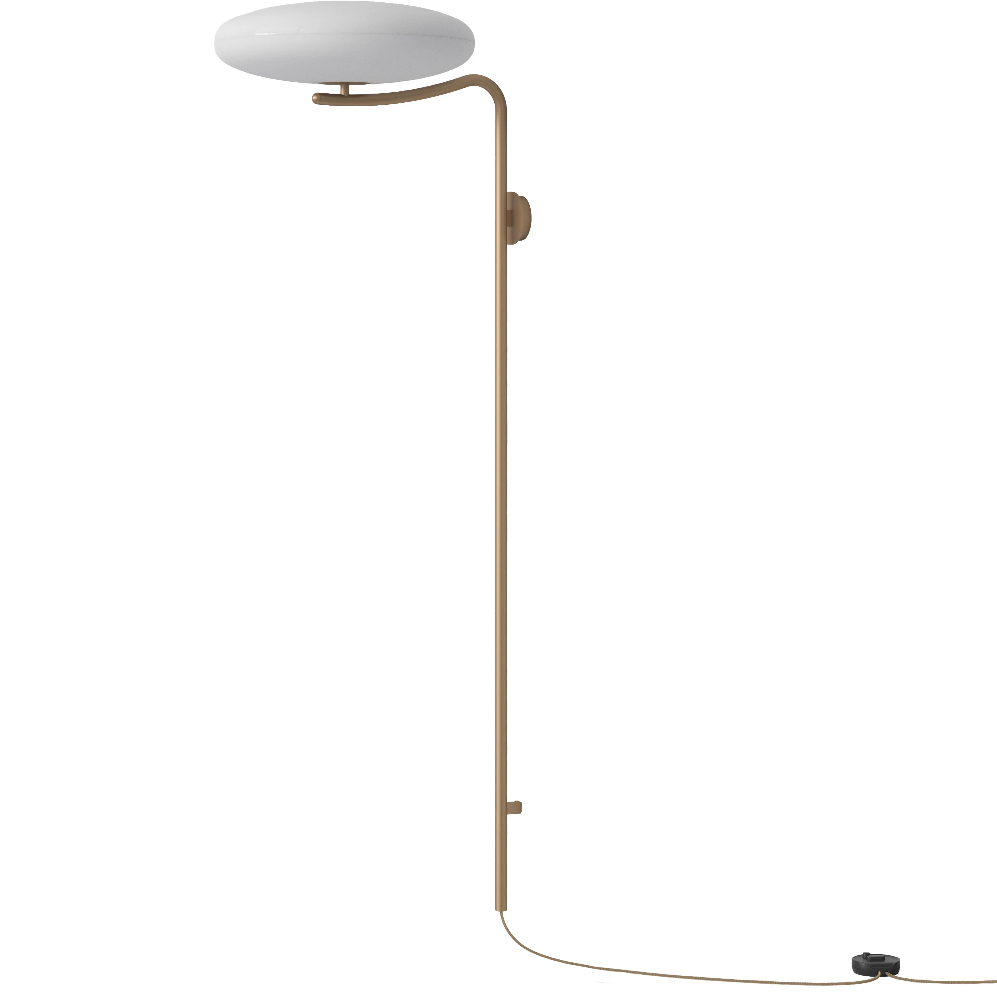 Astep Model 2065 V&auml;gglampa Vit / - V&auml;gglampor Metakrylat Champagne