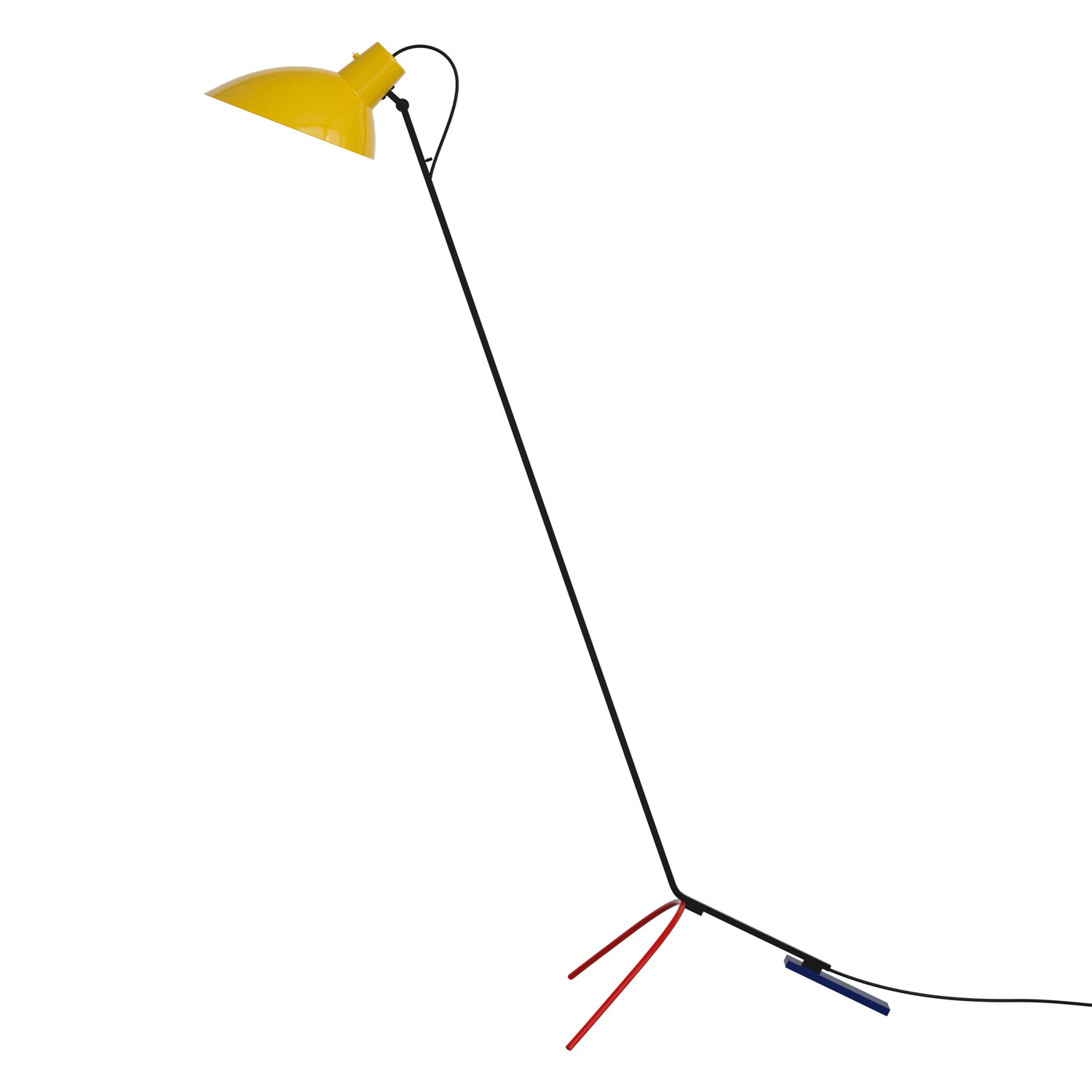 Astep Vv Cinquanta Golvlampa Mondrian / - Golvlampor St&aring;l Gul