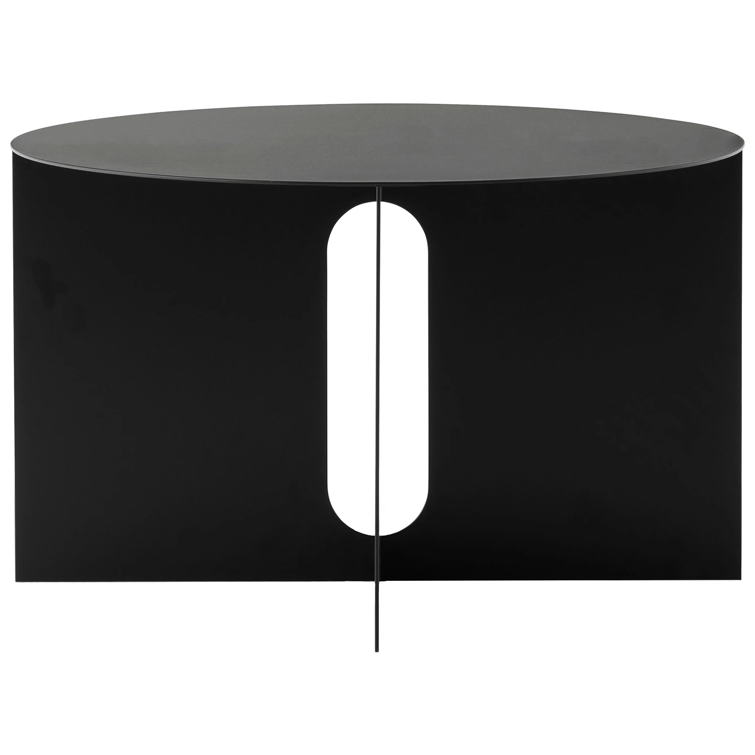 Audo Copenhagen Androgyne Sidobord &Oslash;63 Cm - Sidobord & Avlastningsbord St&aring;l Svart
