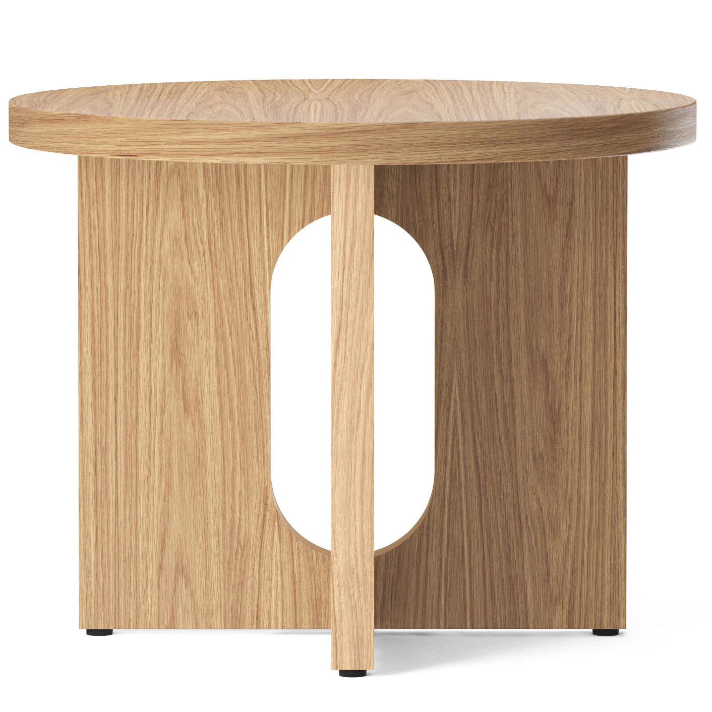 Audo Copenhagen Androgyne Sidobord &Oslash;50 Cm Naturlig Ek / Naturlig Ek - Sidobord & Avlastningsbord Ekfan&eacute;r Neutral Ek