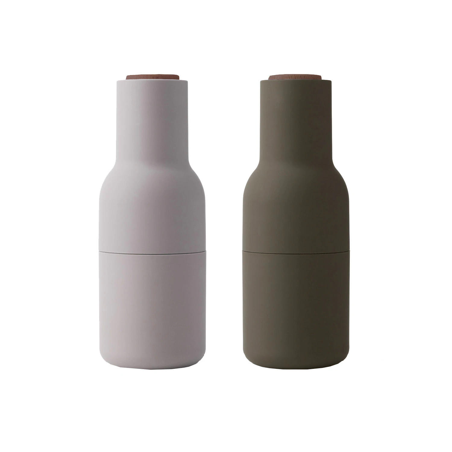Audo Copenhagen Bottle Grinder Kryddkvarn 2-pack Hunting Green / / - Kryddkvarnar Valnöt Beige