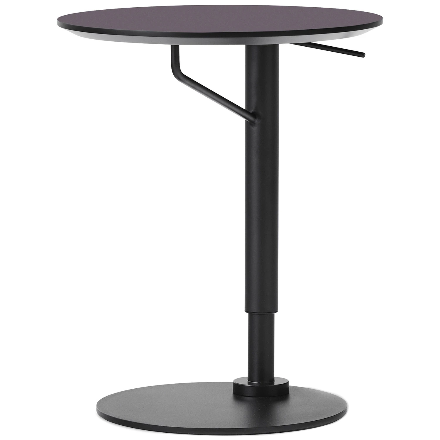 Audo Copenhagen Branch Sidobord &Oslash;45 Cm - Sidobord & Avlastningsbord Linoleum Charcoal