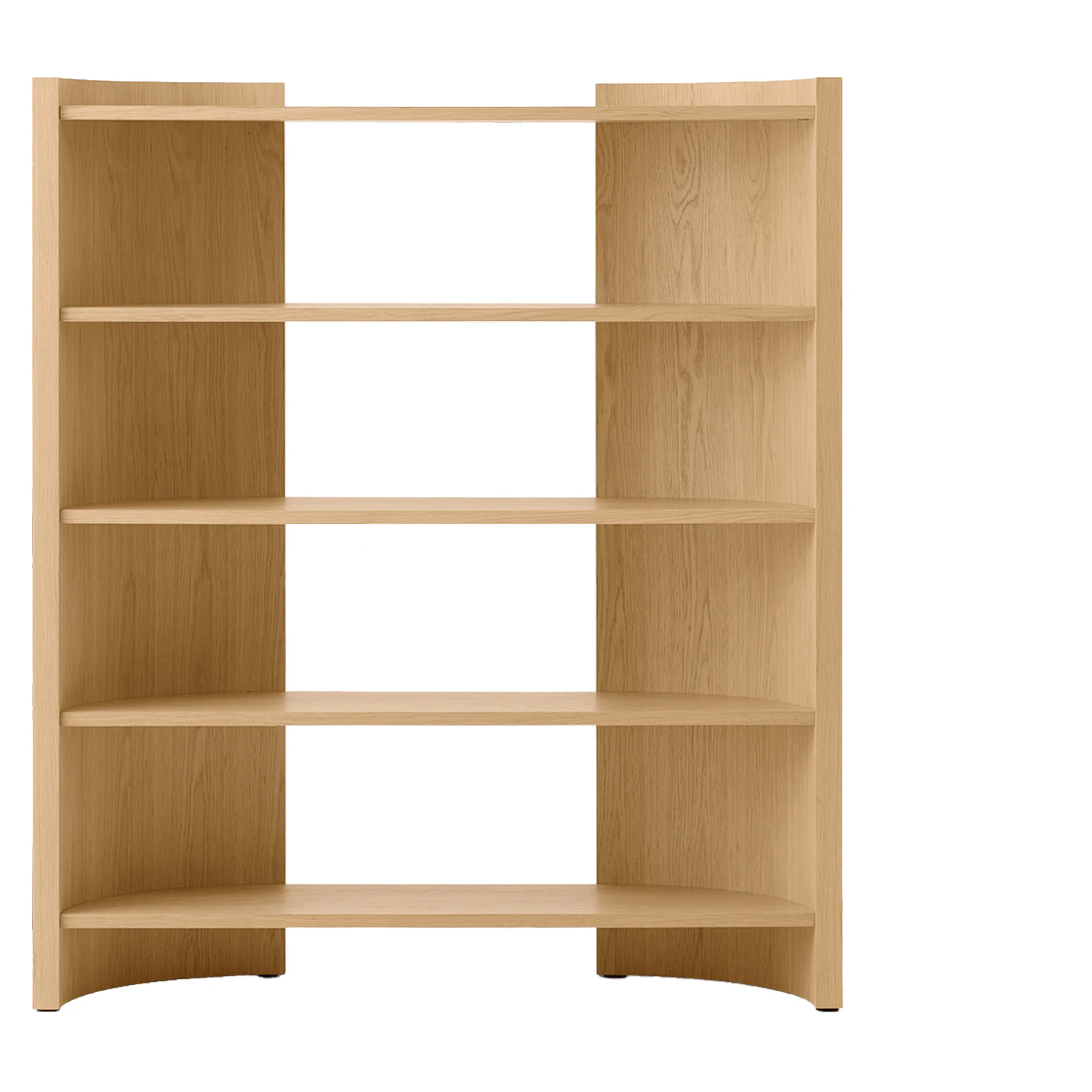 Audo Copenhagen Crescent Bokhylla 173 Cm - Bokhyllor Ekfan&eacute;r Lackerad Ek