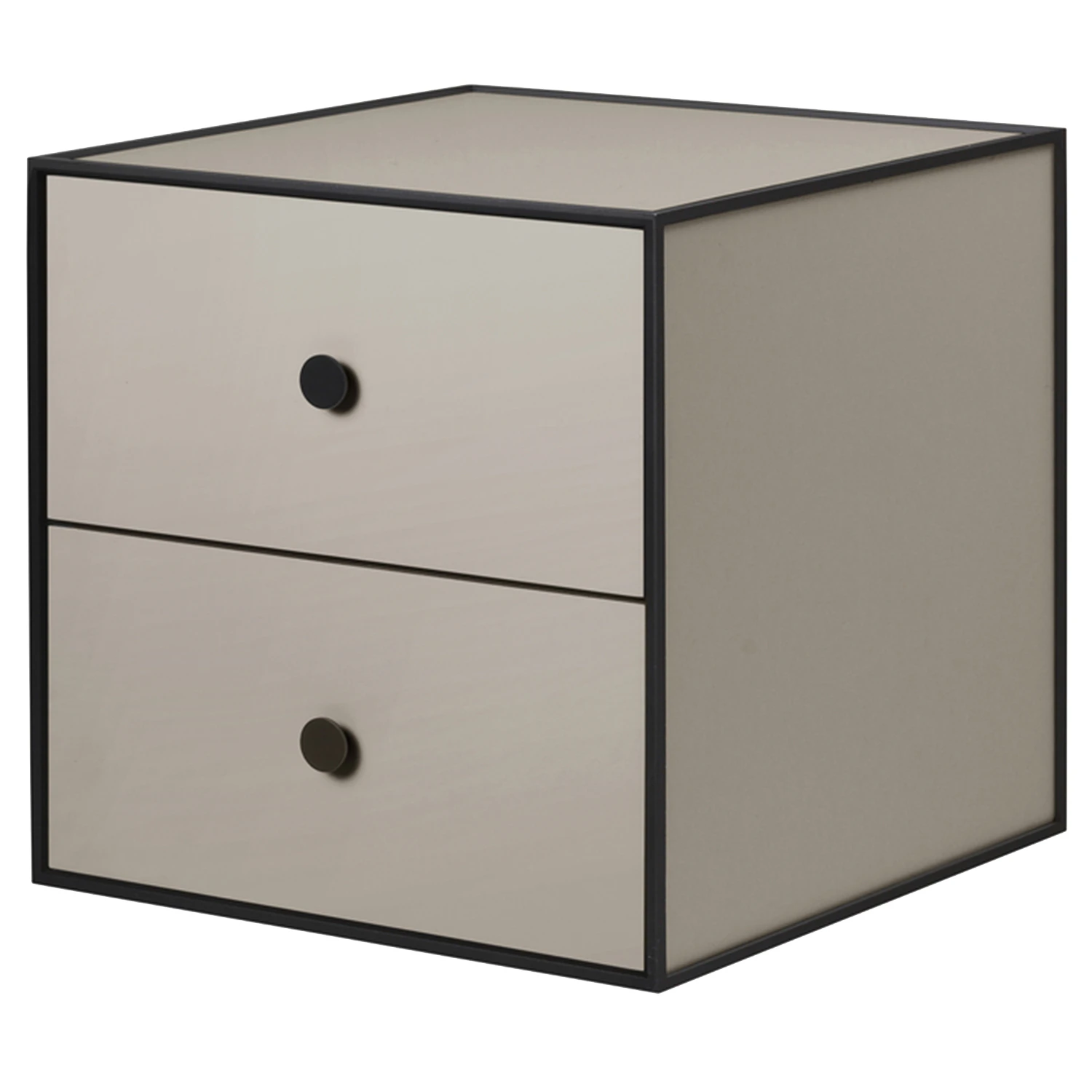 Audo Copenhagen Frame 35 Med 2 L&aring;dor - Melamin Sand